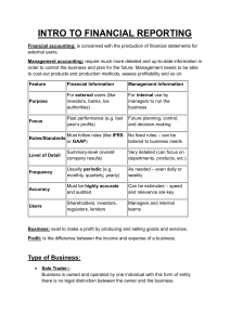 Intro to Financial Reporting Textbook
