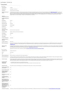 Lab Manager - Krichels Lab at UGA