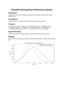 Scientific Boxing Glove Performance System
