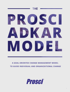Modelo ADKAR de Prosci: Gu&iacute;a para la Gesti&oacute;n del Cambio