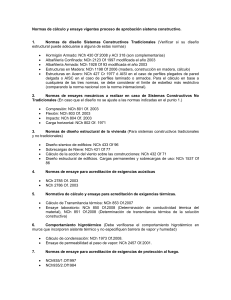 Lista de Normas de Construcci&oacute;n Chilenas