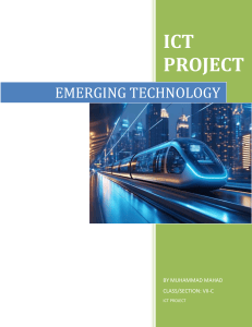 ICT Project: Emerging Technologies - Smart Farming & Vertical Farming