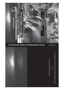 Environmental Studies Textbook for Undergraduate Courses