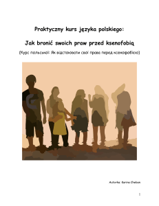 Практичний курс польської: Захист прав від ксенофобії