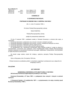 Konwencje Genewskie o Ochronie Ofiar Wojny (1949)