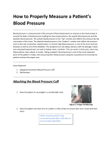 How to Measure Patient Blood Pressure