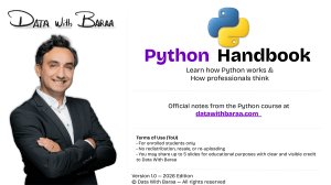Python Handbook: Learn Python & Professional Thinking