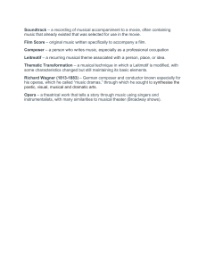 Film Music & Opera Glossary: Definitions