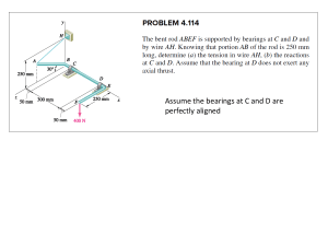 Problem 4.114: Bent Rod Statics Analysis