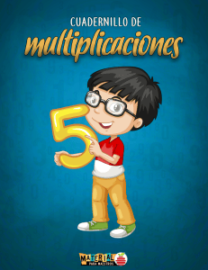 Cuadernillo de multiplicaciones: ejercicios y rompecabezas para ni&ntilde;os