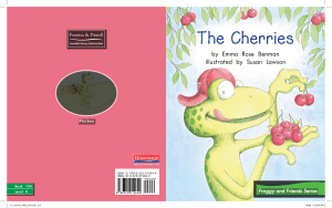 The Cherries: Froggy and Friends Children's Book
