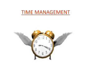 Time Management: Strategies for Productivity