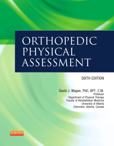 Orthopedic Physical Assessment 6th Edition Textbook