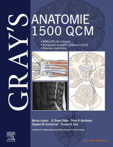 Gray's Anatomie &ndash; 1500 QCM: Manuel de r&eacute;vision d'anatomie