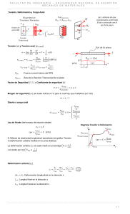 Tensi&oacute;n, Deformaci&oacute;n y Carga Axial - Mec&aacute;nica de Materiales