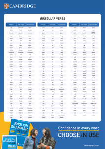 irregular verbs (1)