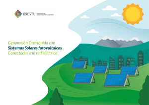 Generaci&oacute;n Distribuida con Sistemas Solares Fotovoltaicos Conectados a la Red