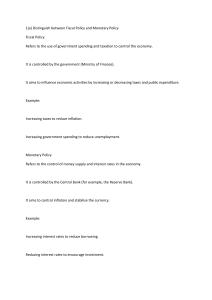 Fiscal vs Monetary Policy: Key Differences Explained