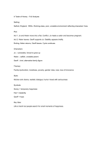 A Taste of Honey Full Analysis: Themes, Characters, Plot