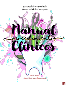 Manual Procedimientos Cl&iacute;nicos - Odontolog&iacute;a U. Concepci&oacute;n