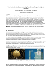 Wind Vibration Control with Tuned Mass Dampers in High-Rise Structures