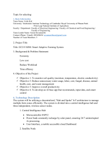 ECO FARM: Smart Farming System Proposal