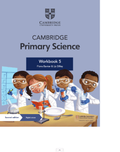 Cambridge Primary Science Workbook 5