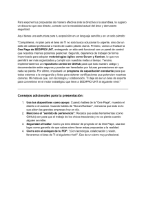 Gu&iacute;a para Exposici&oacute;n de Propuestas de Direcci&oacute;n de TI
