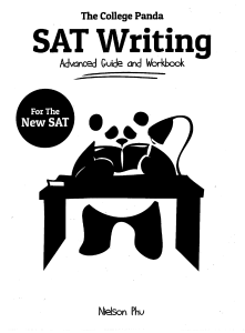 SAT Writing Advanced Guide & Workbook