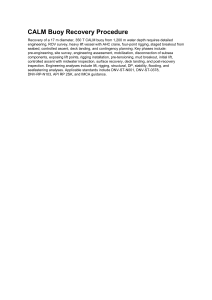 CALM Buoy Recovery Procedure Guide