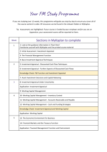 12-Week FM Study Programme: Kaplan Guide