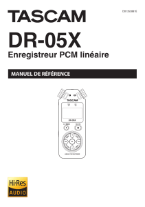Manuel TASCAM DR-05X