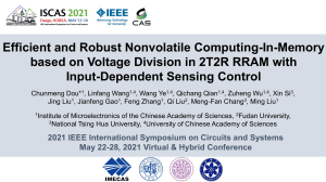 Efficient Nonvolatile Computing-In-Memory based on Voltage Division in 2T2R RRAM