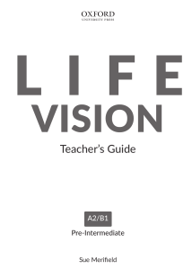 Life Vision Teacher's Guide A2/B1 Pre-Intermediate