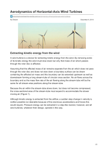 Aerodynamics of Horizontal-Axis Wind Turbines