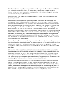 Criminal Justice, History, and Law Enforcement: Personal Reflections