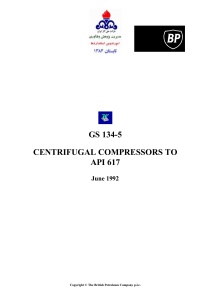 GS 134-5: Centrifugal Compressors to API 617 (1992)