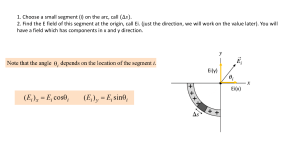 Electric Field from Charged Arc: Physics Problem Guide