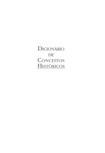 Dicion&aacute;rio de Conceitos Hist&oacute;ricos: Defini&ccedil;&otilde;es e Contextos