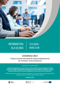 Scenariusz lekcji: Tworzenie gry na smartfon z AppInventor2 dla liceum