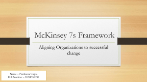McKinsey 7S Framework: Organizational Alignment for Change
