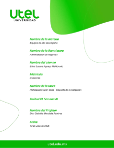 An&aacute;lisis de Equipos de Alto Desempe&ntilde;o en Emprendimientos