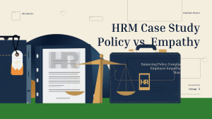 Strategic HRM