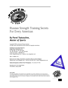 Power to the People!   Russian Strength Training Secrets for Every American (1999, Dragon Door Publications)