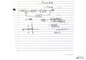 Control Systems Engineering Problem Set