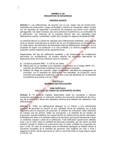 Norma A.130 Requisitos de Seguridad - Sistemas de Evacuaci&oacute;n