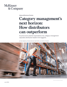 Category Management's Next Horizon: Distributors Outperform
