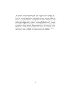 Language Parasite Approach: A New View on Language Evolution