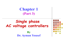 Single-Phase AC Voltage Controllers with R-L Load