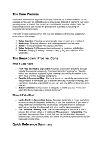 The Personal MBA Book Review: Core Processes & Pros/Cons